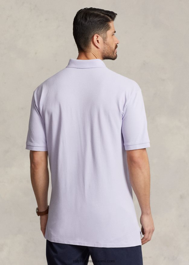 Ralph Lauren miehet ikoninen mesh-poolopaita 0Z24ZR1828 kukka violetti
