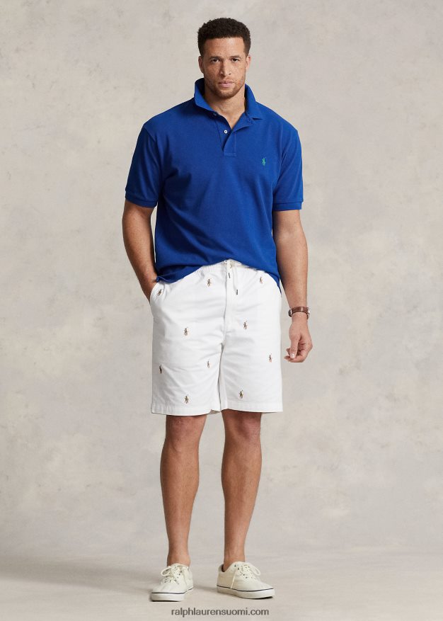 Ralph Lauren miehet ikoninen mesh-poolopaita 0Z24ZR1831 safiiri tähti