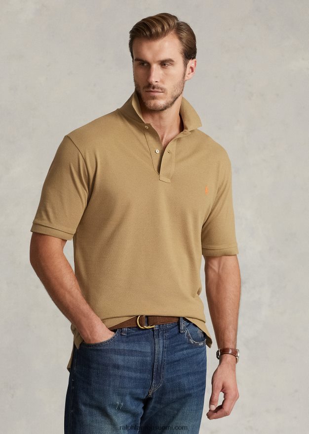 Ralph Lauren miehet ikoninen mesh-poolopaita 0Z24ZR1834 sandsurf