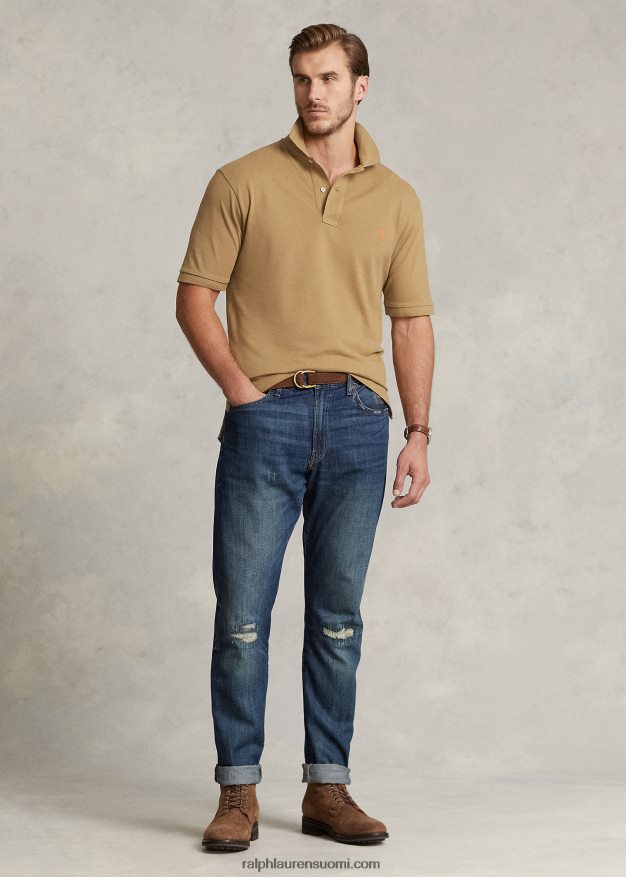 Ralph Lauren miehet ikoninen mesh-poolopaita 0Z24ZR1834 sandsurf