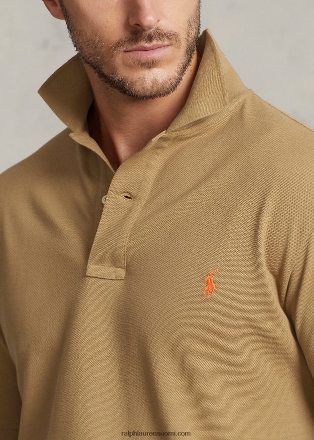 Ralph Lauren miehet ikoninen mesh-poolopaita 0Z24ZR1834 sandsurf