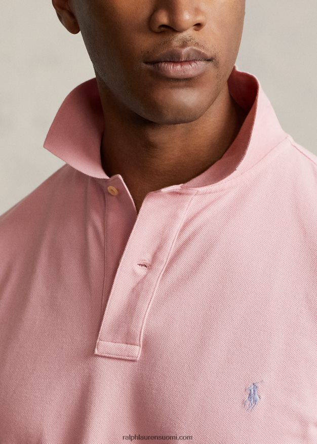Ralph Lauren miehet ikoninen mesh-poolopaita 0Z24ZR1835 surfside ruusu