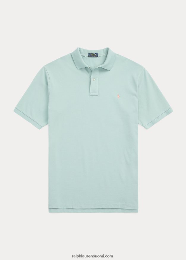 Ralph Lauren miehet ikoninen mesh-poolopaita 0Z24ZR1836 essexin vihreä