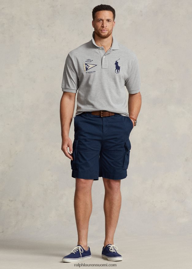 Ralph Lauren miehet iso poniverkkopaita 0Z24ZR8681 ja kanervan päällä