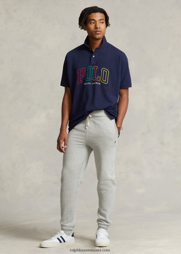 Ralph Lauren miehet isokokoinen logoverkkomainen poolopaita 0Z24ZR707 risteilylaivasto