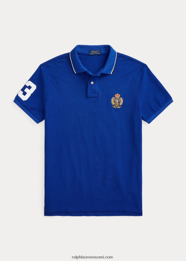 Ralph Lauren miehet klassinen istuva poolo crest mesh -poolopaita 0Z24ZR650 safiiri tähti