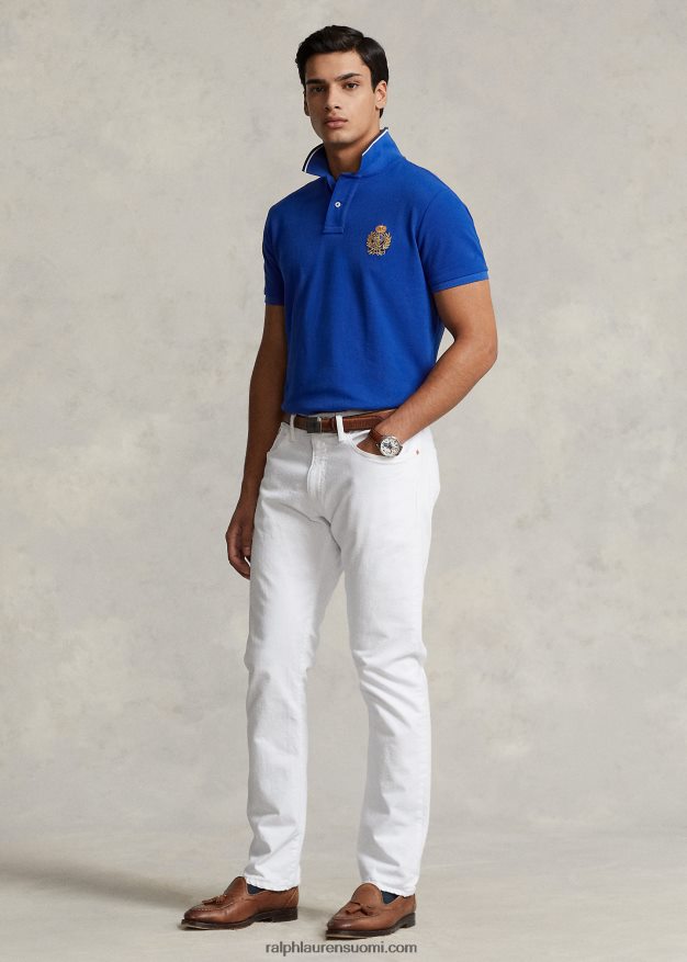 Ralph Lauren miehet klassinen istuva poolo crest mesh -poolopaita 0Z24ZR650 safiiri tähti