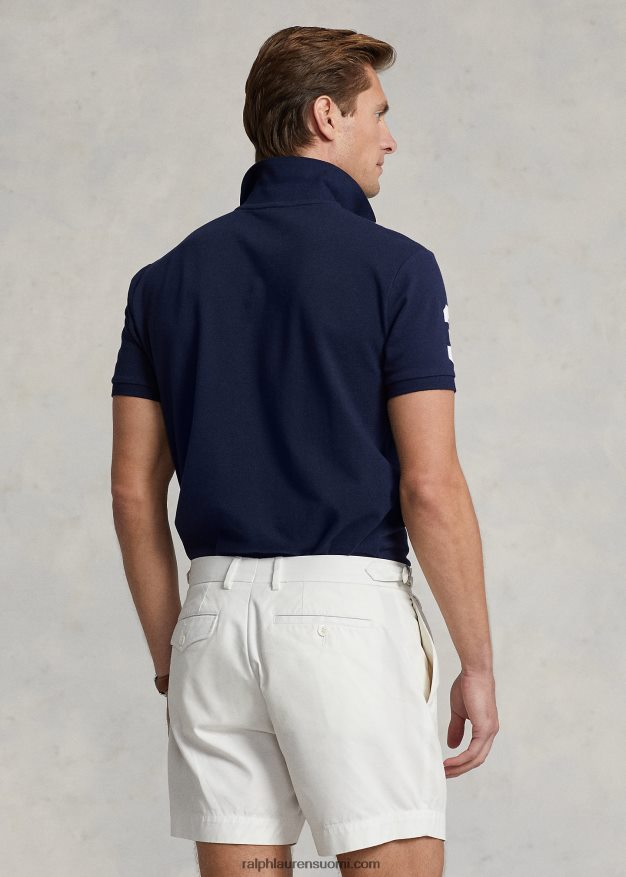 Ralph Lauren miehet klassinen istuvuus crest mesh -poolopaita 0Z24ZR886 risteilylaivasto