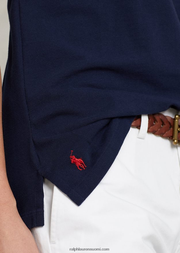 Ralph Lauren miehet klassinen istuvuus höyhenpainoinen mesh poolo 0Z24ZR810 risteilylaivasto