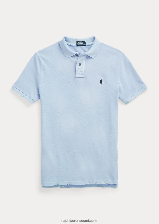 Ralph Lauren miehet klassinen istuvuus korjattu mesh-poolopaita 0Z24ZR1094 austin sininen