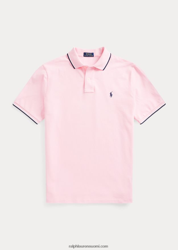 Ralph Lauren miehet klassinen istuvuus mesh-poolopaita 0Z24ZR583 karmelin pinkki