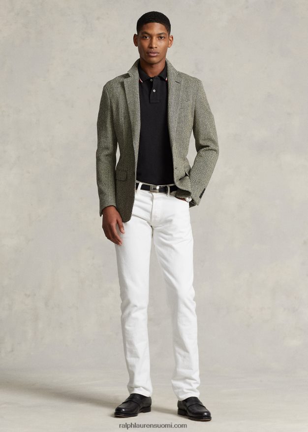 Ralph Lauren miehet klassinen istuvuus mesh-poolopaita 0Z24ZR586 musta