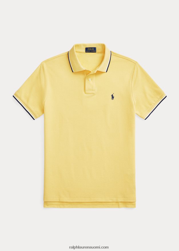 Ralph Lauren miehet klassinen istuvuus mesh-poolopaita 0Z24ZR588 maissin keltainen