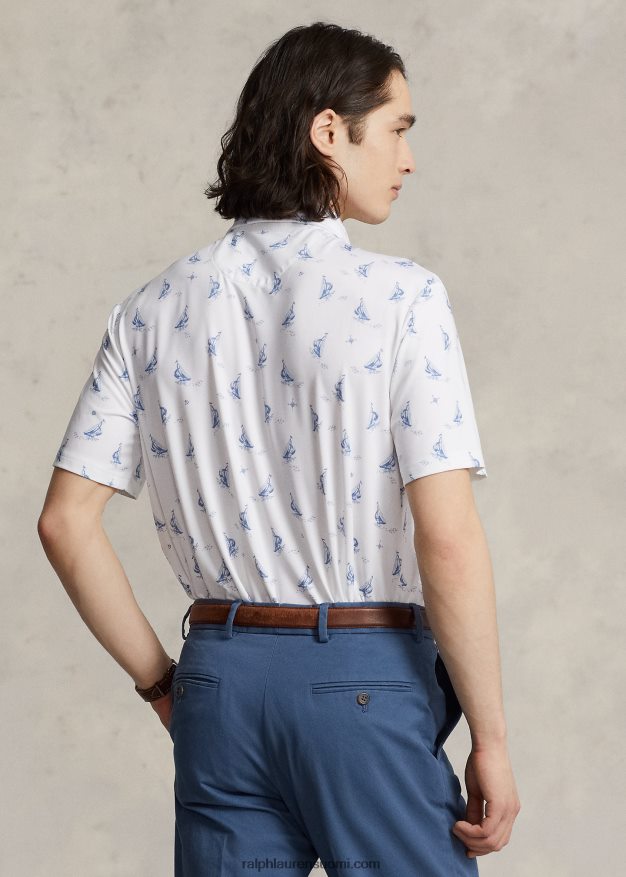 Ralph Lauren miehet klassinen istuvuus, suorituskykyinen poolopaita 0Z24ZR1153 prepster-purjeveneet