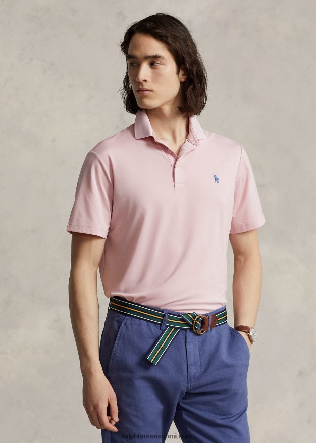Ralph Lauren miehet klassinen istuvuus, suorituskykyinen poolopaita 0Z24ZR360 surfside ruusu