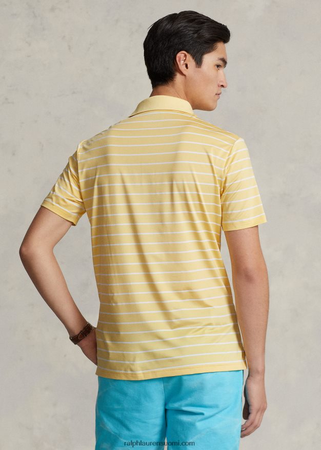 Ralph Lauren miehet klassinen istuvuus, suorituskykyinen poolopaita 0Z24ZR684 maissi keltainen/valkoinen