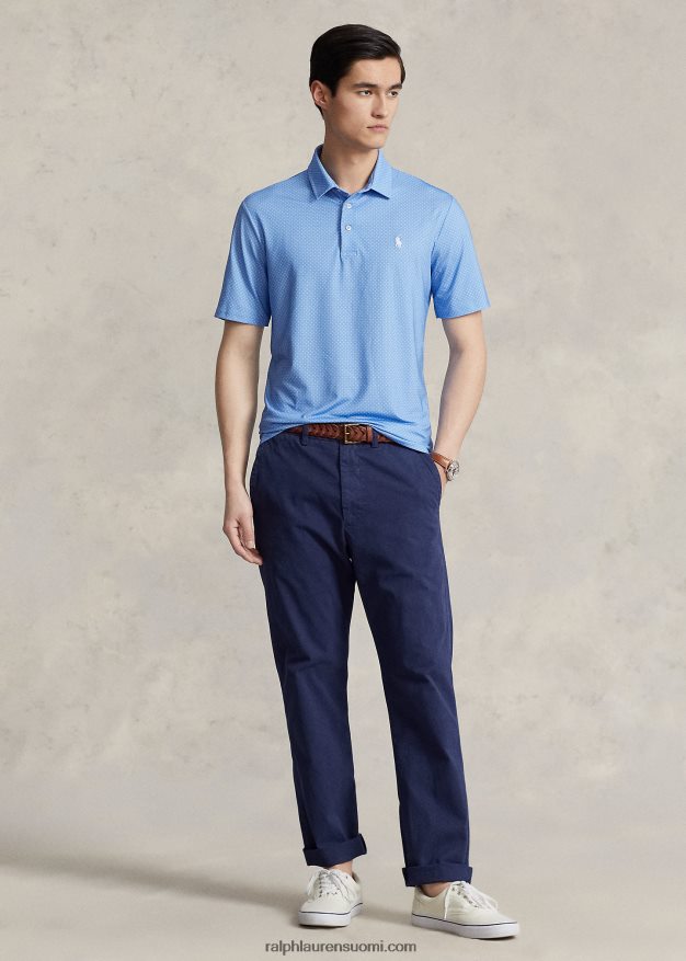 Ralph Lauren miehet klassinen istuvuus, suorituskykyinen poolopaita 0Z24ZR805 satamasaaren sininen