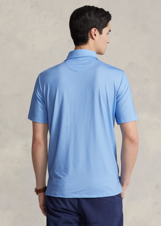 Ralph Lauren miehet klassinen istuvuus, suorituskykyinen poolopaita 0Z24ZR805 satamasaaren sininen