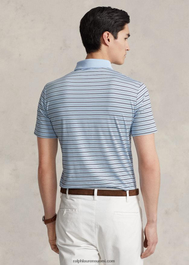Ralph Lauren miehet klassinen istuvuus, suorituskykyinen poolopaita 0Z24ZR932 toimisto sininen multi
