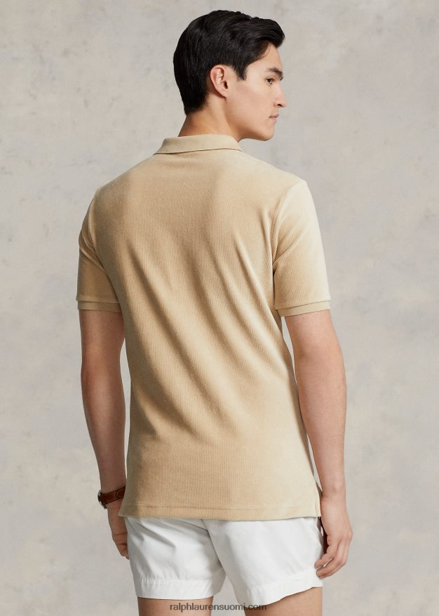 Ralph Lauren miehet klassinen neulottu vakosamettipusero 0Z24ZR1086 hiekkadyyni