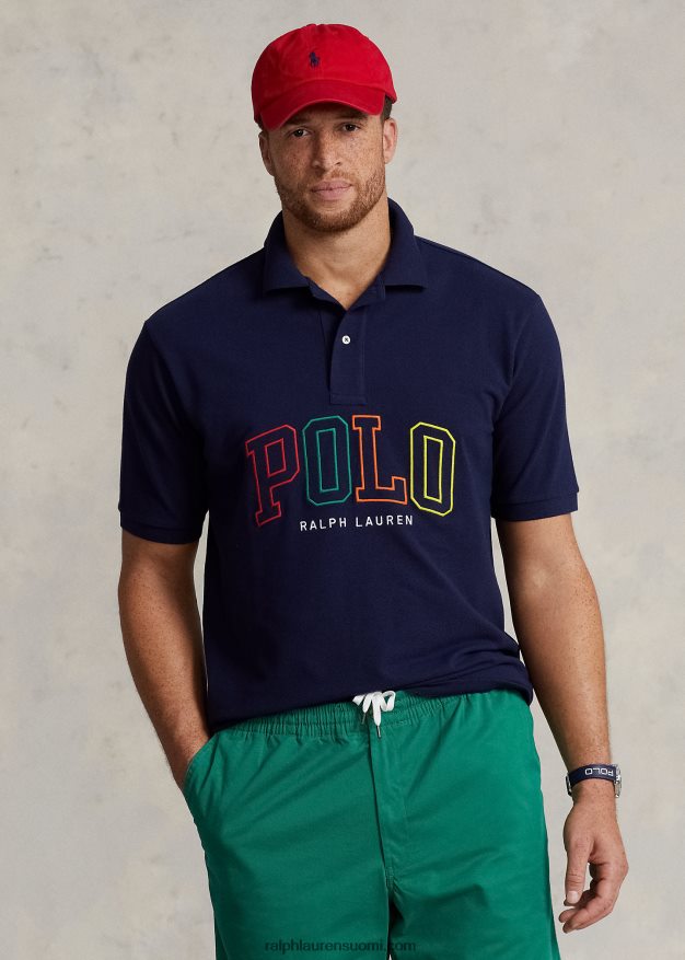Ralph Lauren miehet logoverkkomainen poolopaita 0Z24ZR1636 risteilylaivasto