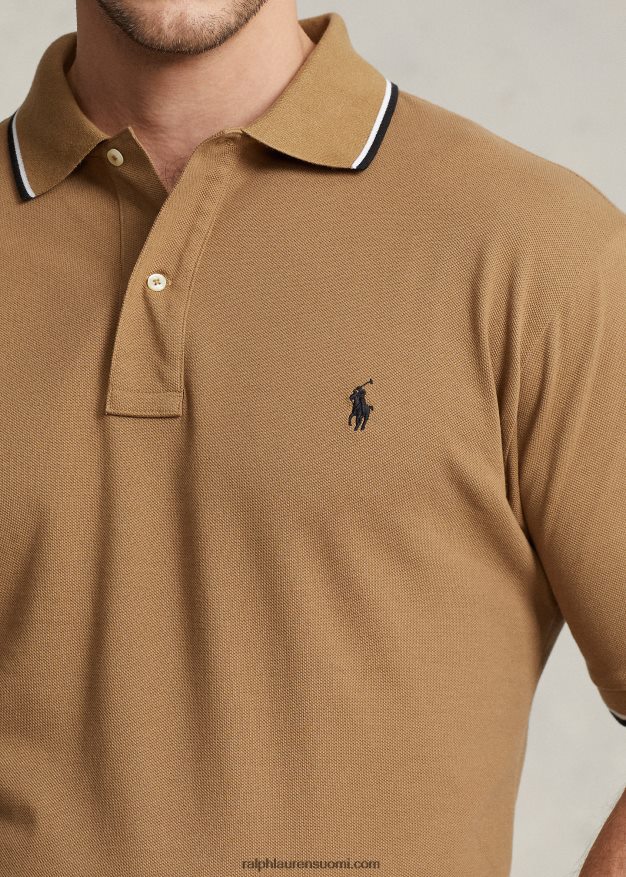 Ralph Lauren miehet mesh pikeepaita 0Z24ZR1353 sandsurf