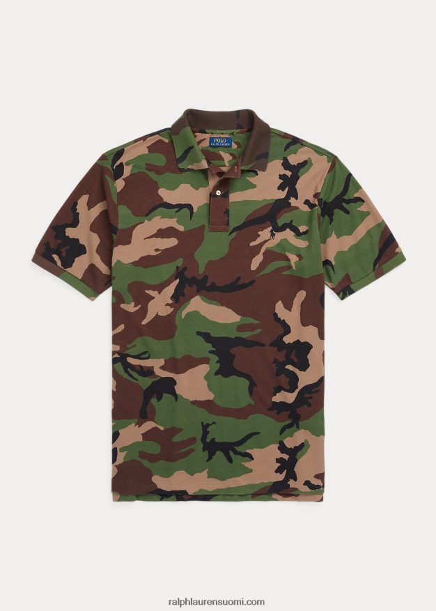 Ralph Lauren miehet mesh pikeepaita 0Z24ZR1604 ylimääräinen camo