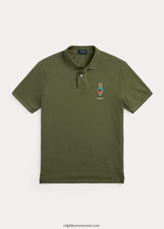Ralph Lauren miehet mukautettu slim fit poolo bear poolopaita 0Z24ZR8661