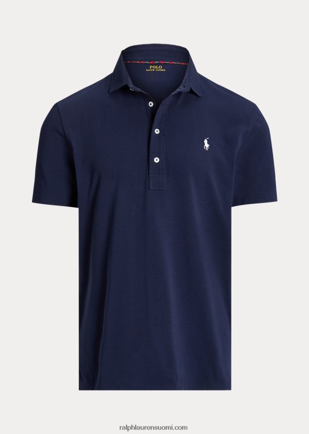 Ralph Lauren miehet mukautettu slim fit suorituskykyinen poolopaita 0Z24ZR1116 hienostunut laivasto