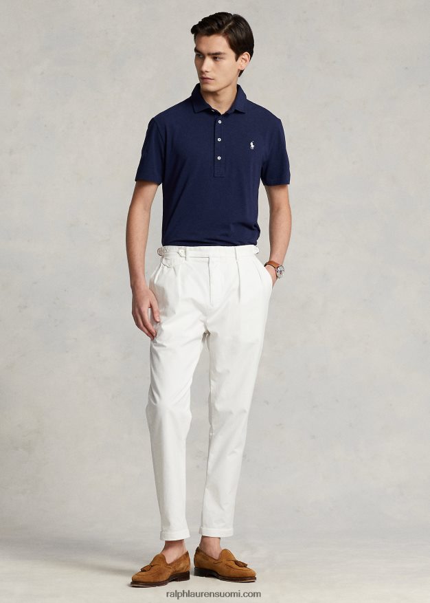 Ralph Lauren miehet mukautettu slim fit suorituskykyinen poolopaita 0Z24ZR1116 hienostunut laivasto