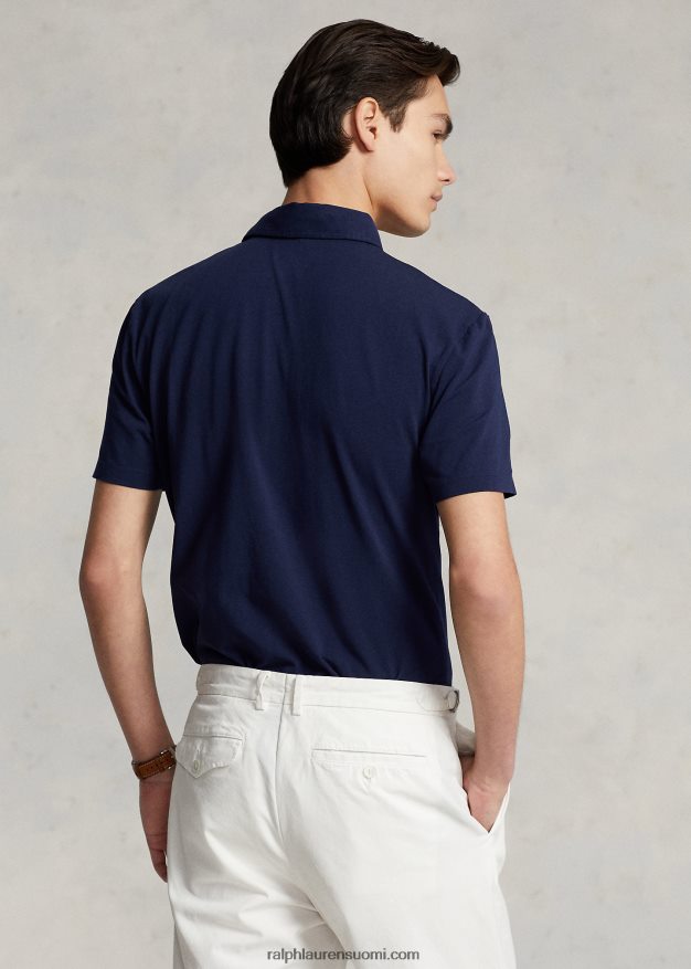 Ralph Lauren miehet mukautettu slim fit suorituskykyinen poolopaita 0Z24ZR1116 hienostunut laivasto