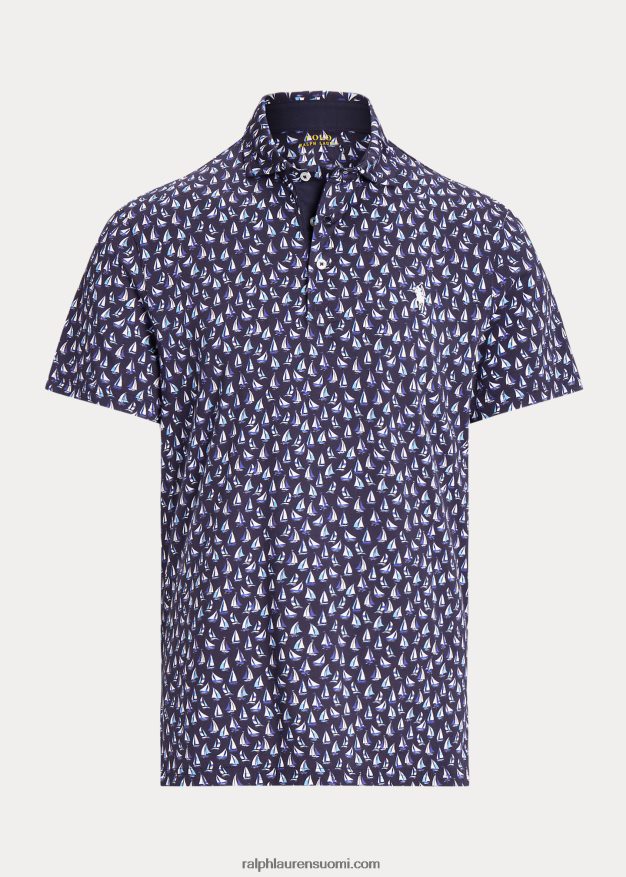 Ralph Lauren miehet mukautettu slim fit suorituskykyinen poolopaita 0Z24ZR1190 hienostunut laivasto
