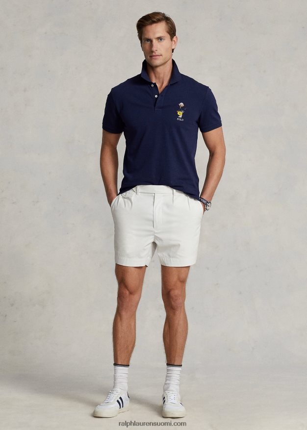 Ralph Lauren miehet mukautettu slim suorituskyky karhu poolopaita 0Z24ZR531 hienostunut laivasto