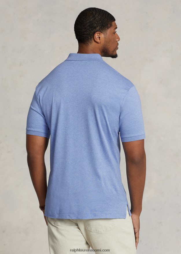 Ralph Lauren miehet pehmeä puuvillainen poolopaita 0Z24ZR1535 pehmeä kuninkaallinen kanerva