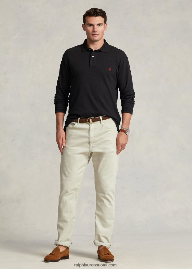 Ralph Lauren miehet pitkähihainen verkkopaita 0Z24ZR1872 musta