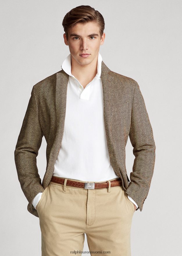 Ralph Lauren miehet pitkähihainen verkkopaita 0Z24ZR1873 valkoinen