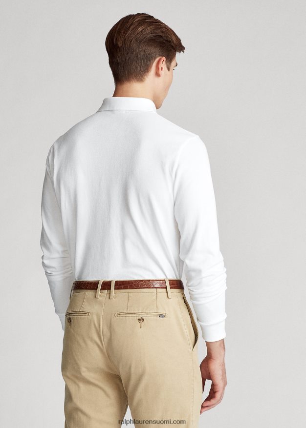 Ralph Lauren miehet pitkähihainen verkkopaita 0Z24ZR1873 valkoinen