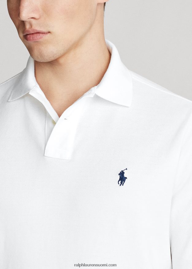 Ralph Lauren miehet pitkähihainen verkkopaita 0Z24ZR1873 valkoinen