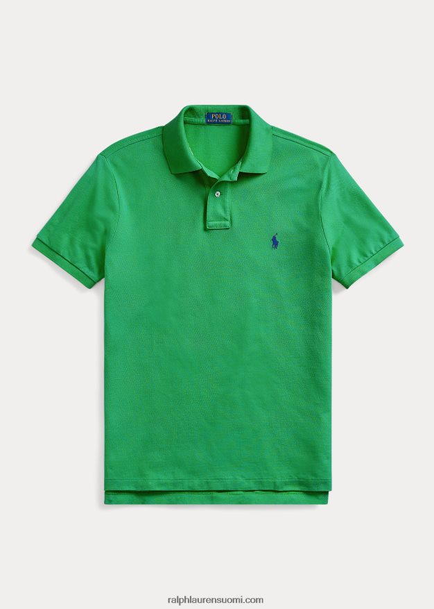 Ralph Lauren miehet slim fit mesh mukava poolopaita 0Z24ZR23 biljardi / kuninkaallinen sininen