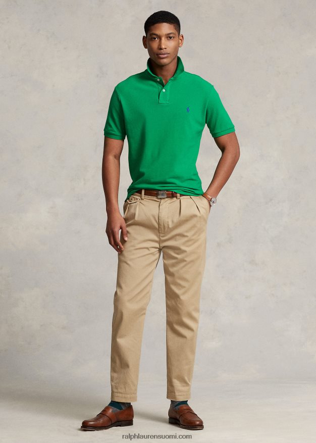 Ralph Lauren miehet slim fit mesh mukava poolopaita 0Z24ZR23 biljardi / kuninkaallinen sininen