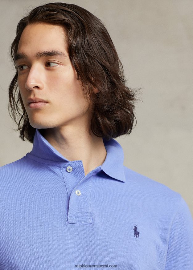 Ralph Lauren miehet slim fit mesh muodikas poolopaita 0Z24ZR10 satamasaari sininen/laivasto
