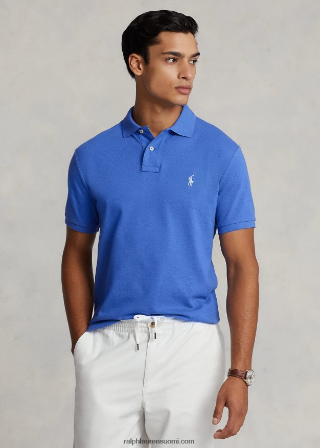 Ralph Lauren miehet slim fit mesh muodikas poolopaita 0Z24ZR14 neitokivi sininen
