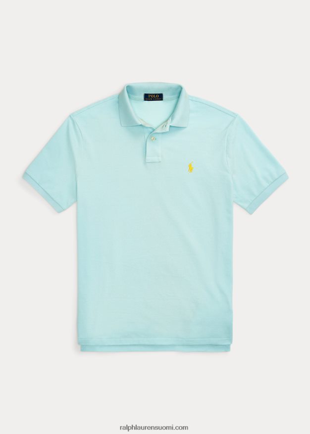 Ralph Lauren miehet slim fit mesh muodikas poolopaita 0Z24ZR18 saari aqua