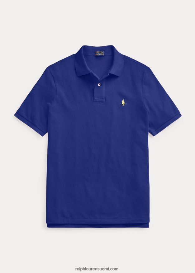 Ralph Lauren miehet slim fit mesh poolopaita 0Z24ZR6 syksy kuninkaallinen/keltainen