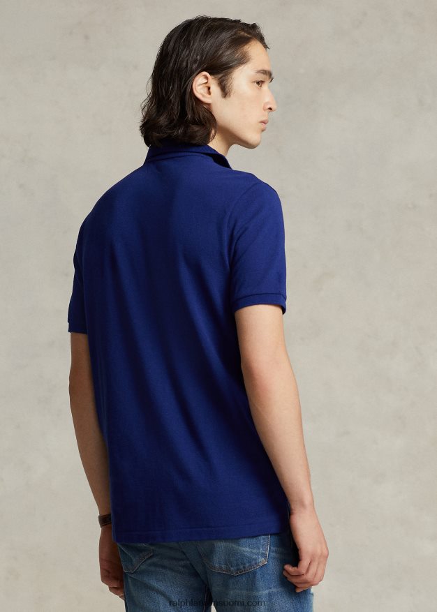 Ralph Lauren miehet slim fit mesh poolopaita 0Z24ZR6 syksy kuninkaallinen/keltainen