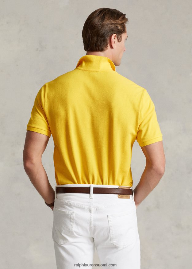 Ralph Lauren miehet slim fit mesh poolopaita 0Z24ZR8361 keltaevä/kirkkaan sininen