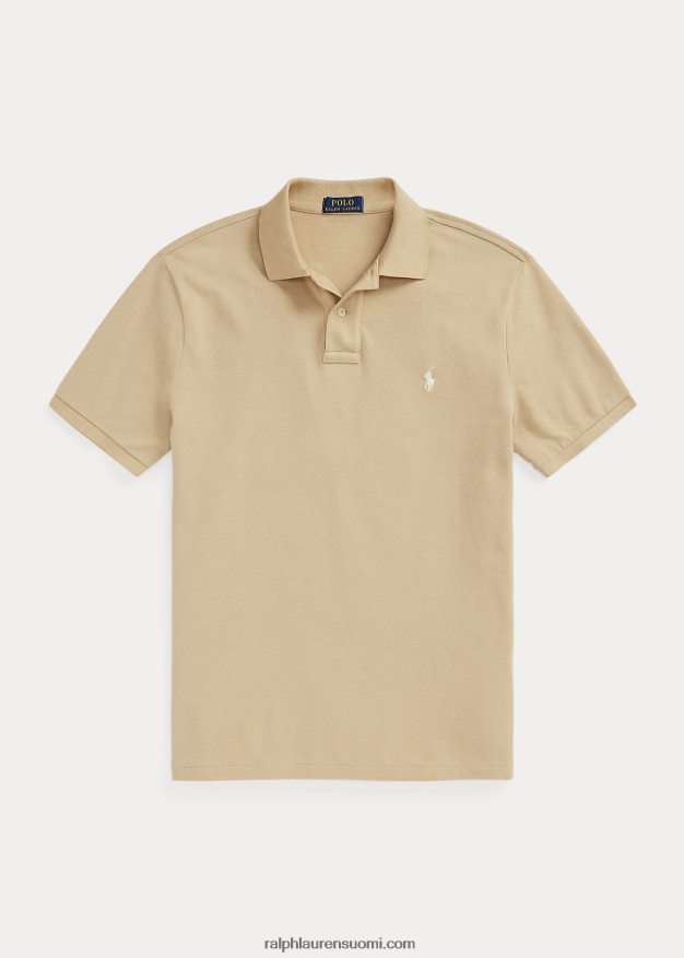 Ralph Lauren miehet slim fit mesh poolopaita 0Z24ZR8364 rannikon beige