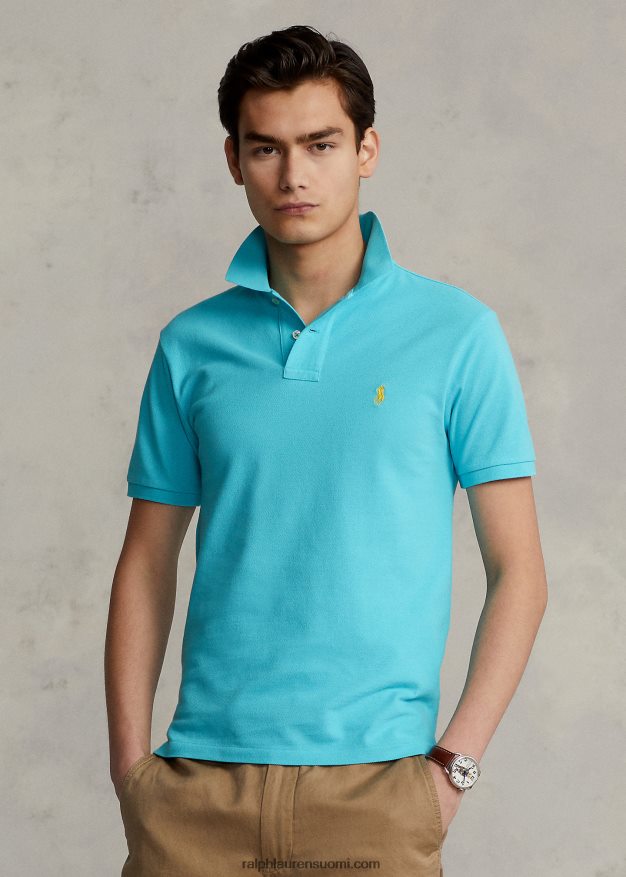 Ralph Lauren miehet slim fit mesh poolopaita 0Z24ZR8366 loma sininen