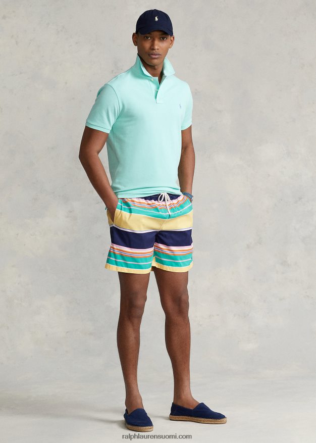 Ralph Lauren miehet slim fit mesh poolopaita 0Z24ZR8367 aqua verde