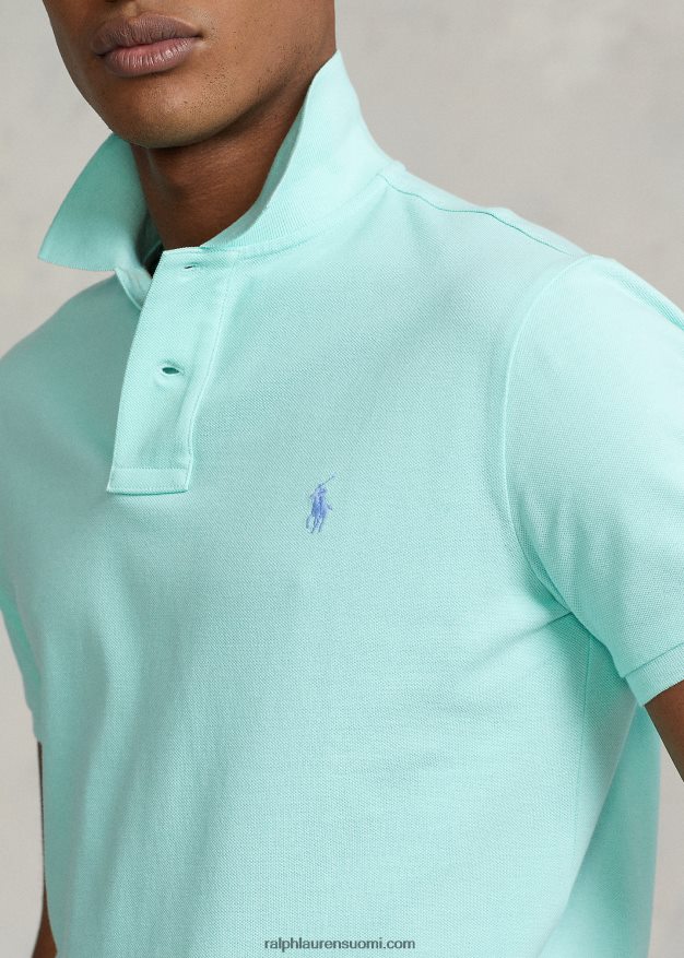 Ralph Lauren miehet slim fit mesh poolopaita 0Z24ZR8367 aqua verde